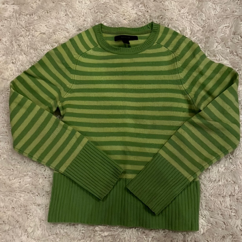 Cropped Express wool sweater